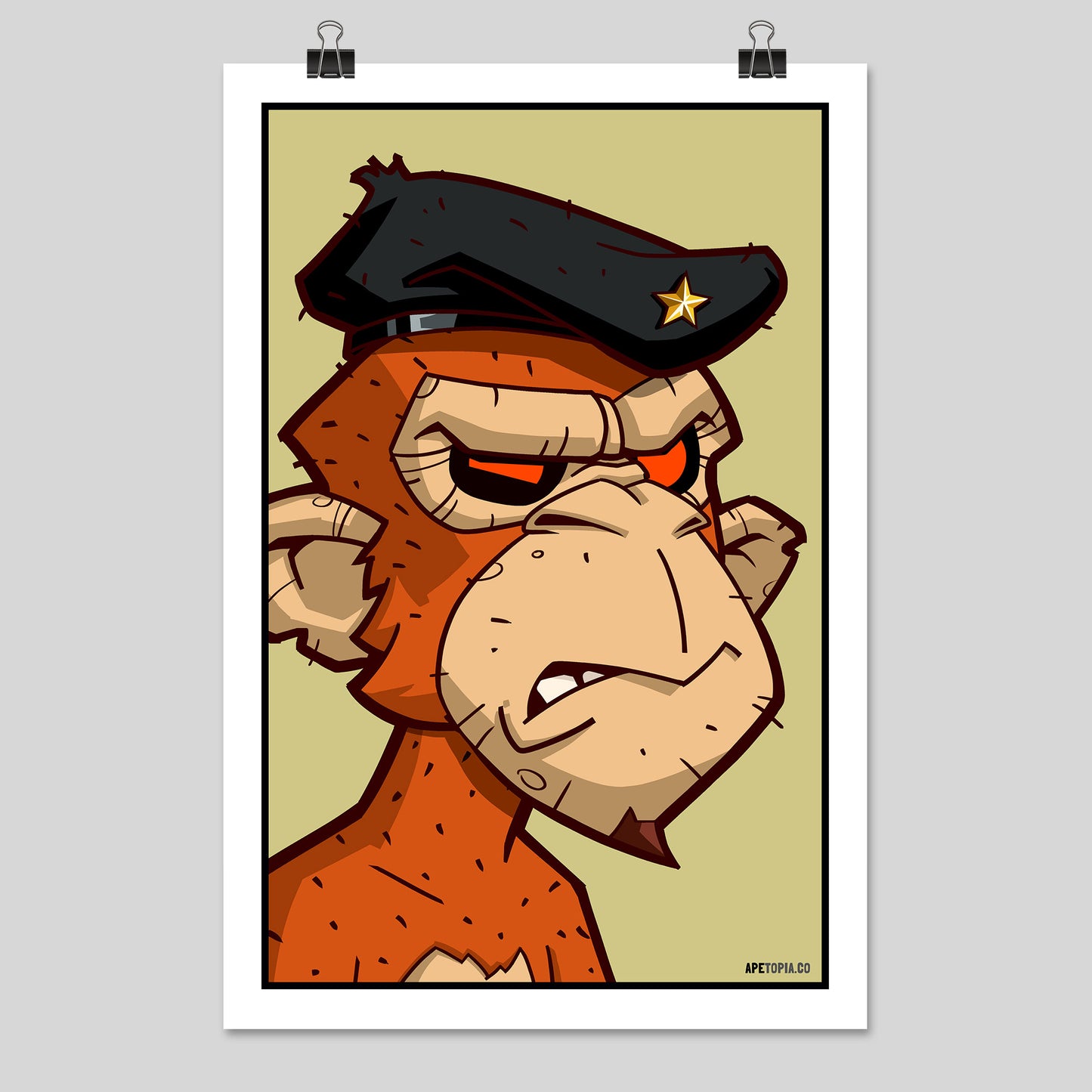 "Army Ape Fighter" Poster