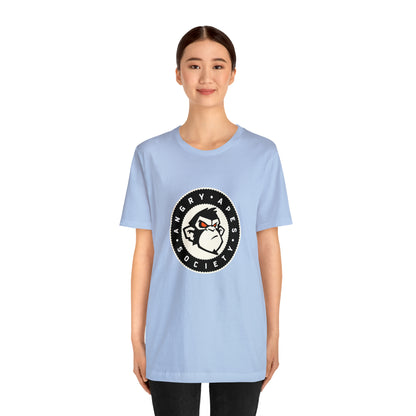 Angry Apes Society Logo FRONT Unisex Short Sleeve Tee