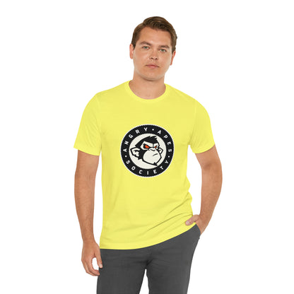 Angry Apes Society Logo FRONT Unisex Short Sleeve Tee