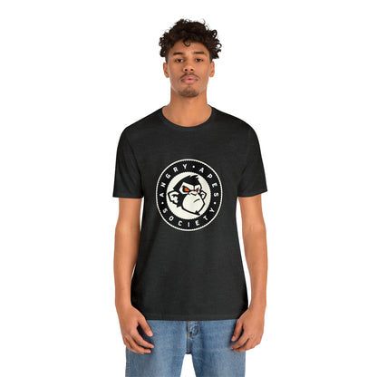 Angry Apes Society Logo FRONT Unisex Short Sleeve Tee