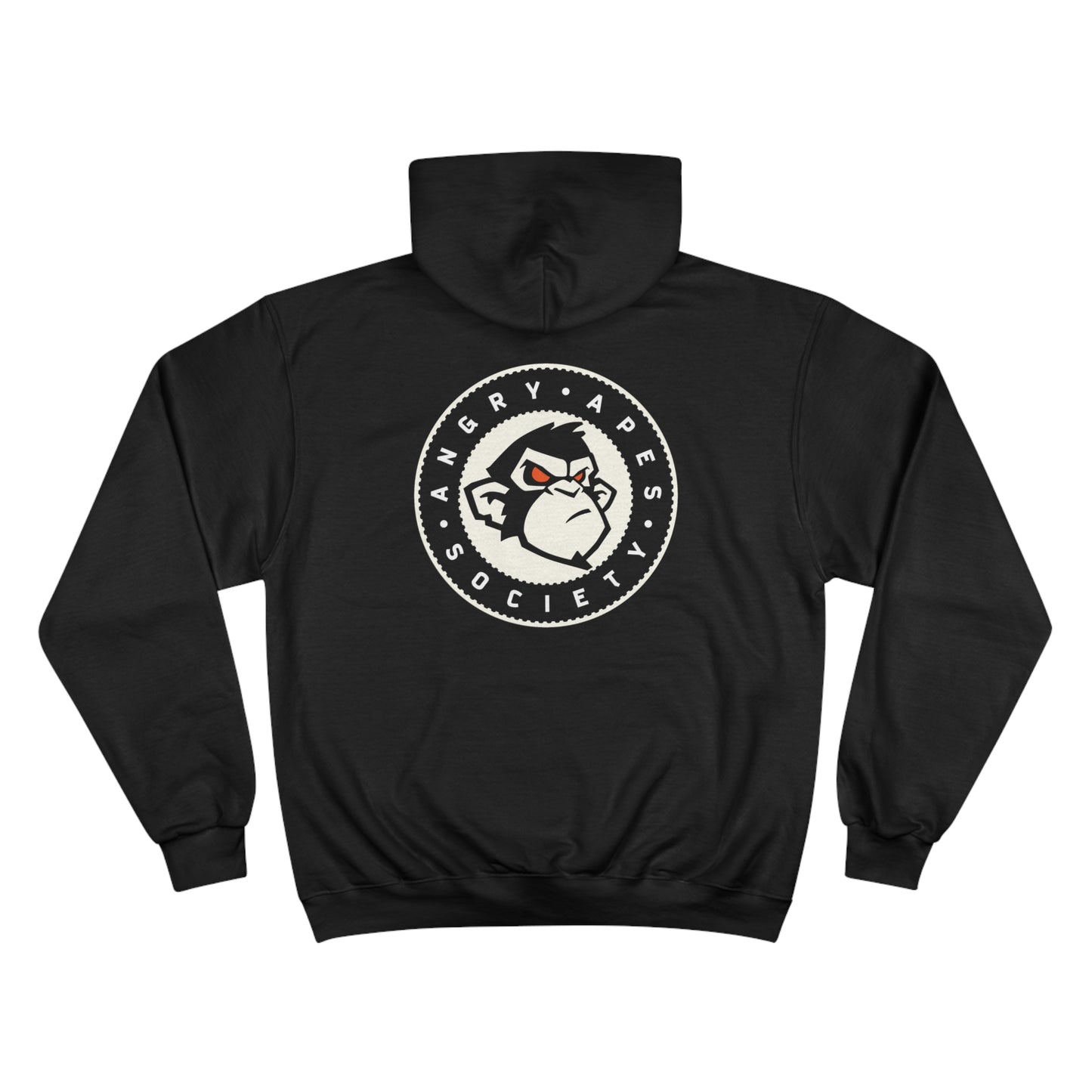 Angry Apes Society x Champion Logo BACK Unisex Hoodie