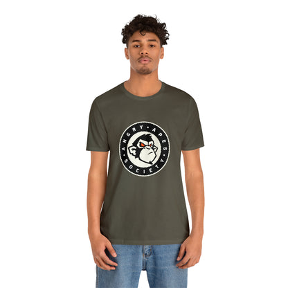 Angry Apes Society Logo FRONT Unisex Short Sleeve Tee