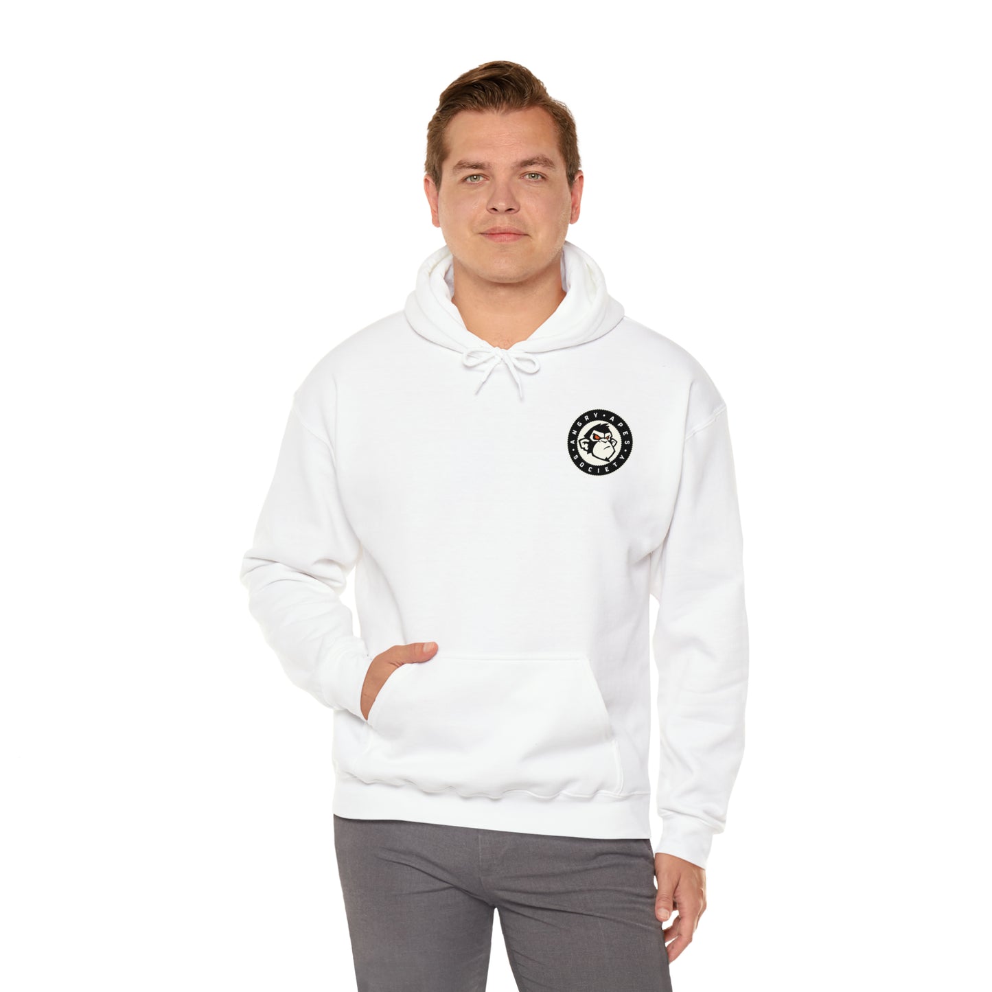 AAS Logo FRONT & BACK Unisex Heavy Blend™ Hooded Sweatshirt