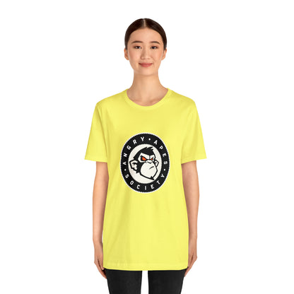 Angry Apes Society Logo FRONT Unisex Short Sleeve Tee