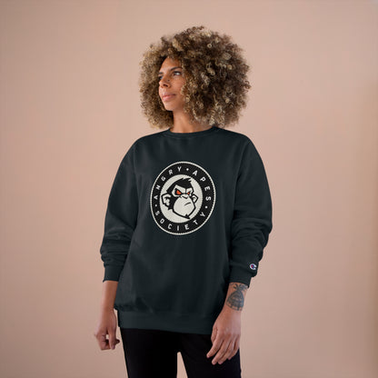 Angry Apes Society x Champion Logo FRONT Unisex Sweatshirt