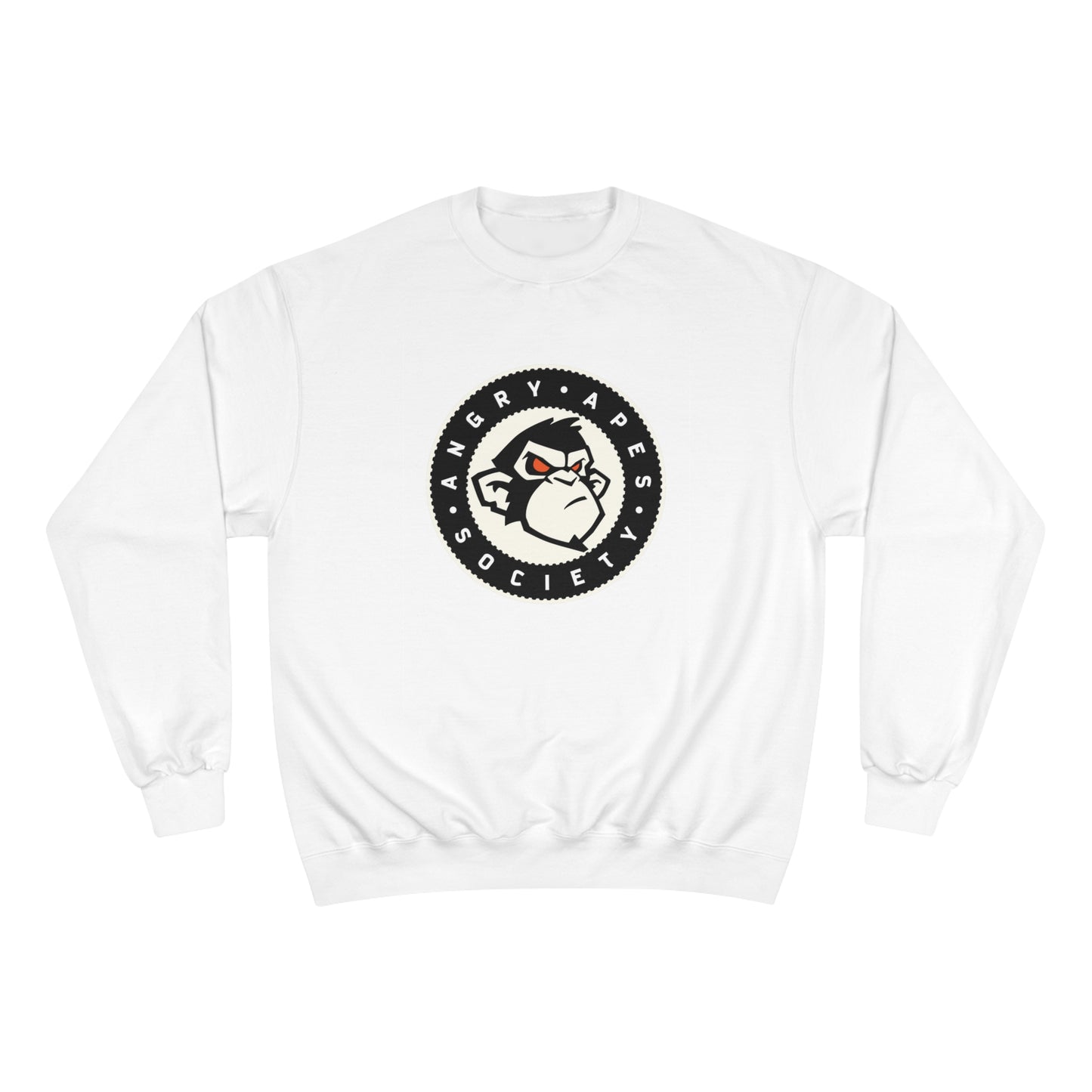 Angry Apes Society x Champion Logo FRONT Unisex Sweatshirt