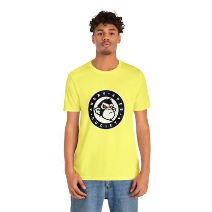 Angry Apes Society Logo FRONT Unisex Short Sleeve Tee