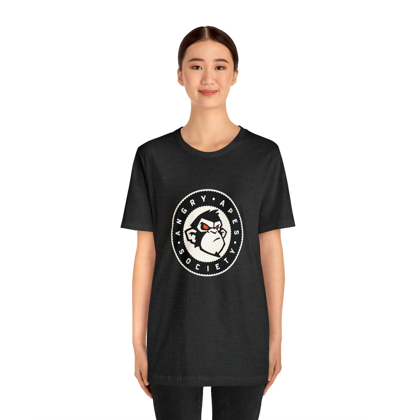 Angry Apes Society Logo FRONT Unisex Short Sleeve Tee