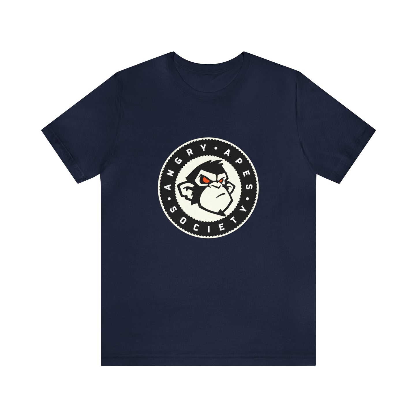 Angry Apes Society Logo FRONT Unisex Short Sleeve Tee