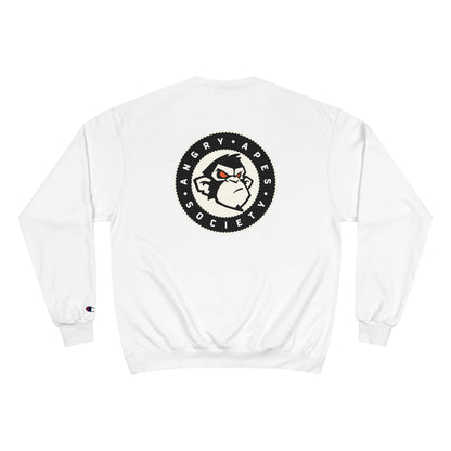 Angry Apes Society x Champion Logo BACK Unisex Sweatshirt