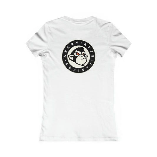 Angry Apes Society Logo BACK Women's Tee