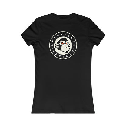 Angry Apes Society Logo BACK Women's Tee