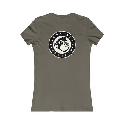 Angry Apes Society Logo BACK Women's Tee