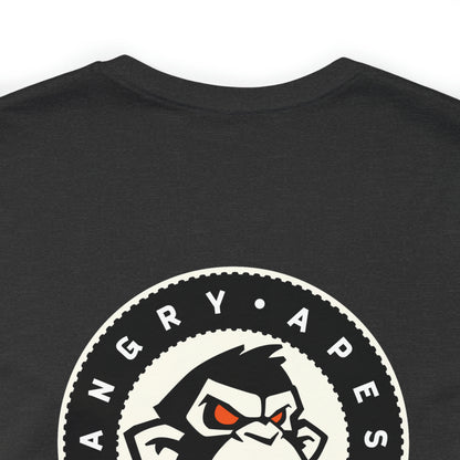 Angry Apes Society Logo BACK Unisex Short Sleeve Tee