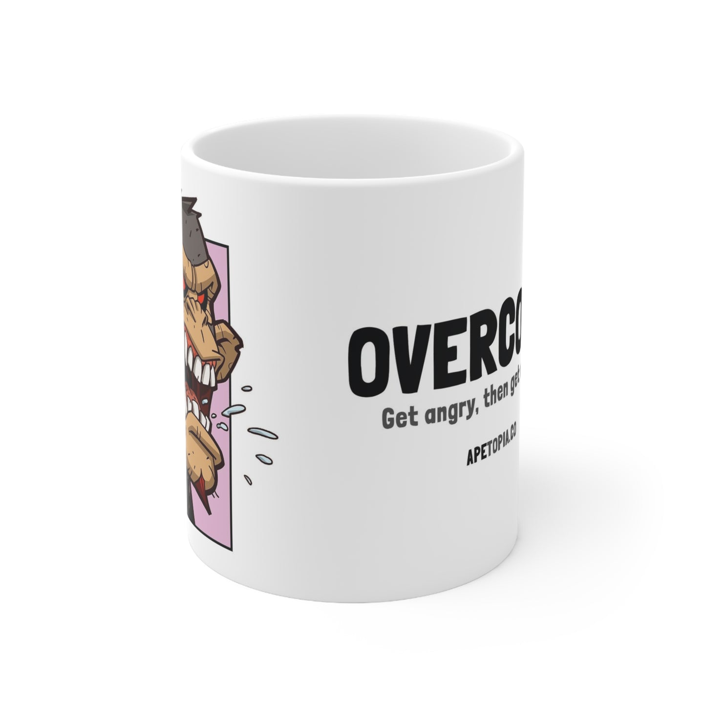 "Overcome" Ceramic Mug