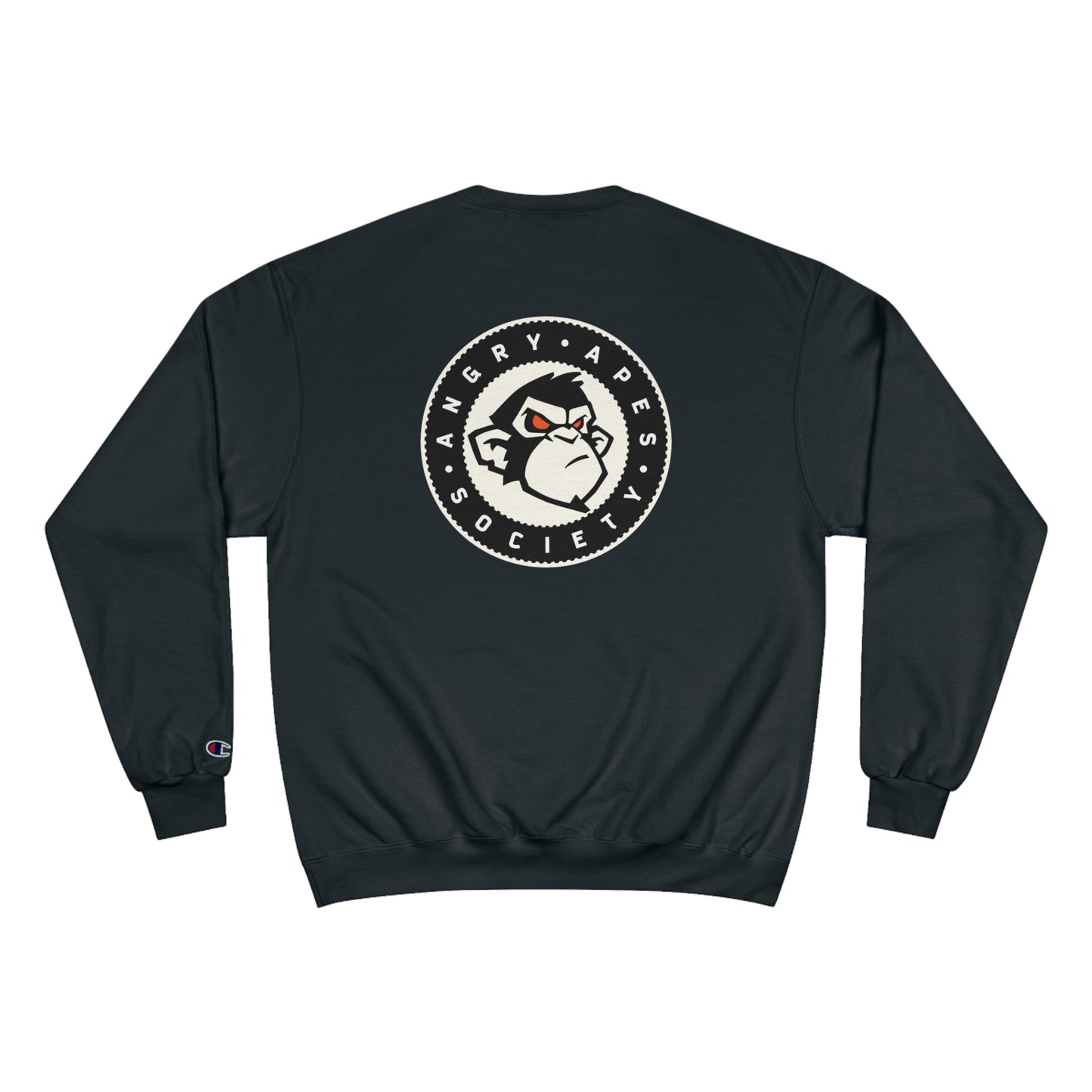 Angry Apes Society x Champion Logo BACK Unisex Sweatshirt