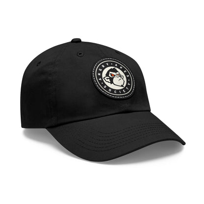 AAS Dad Hat with Leather Patch (Round)