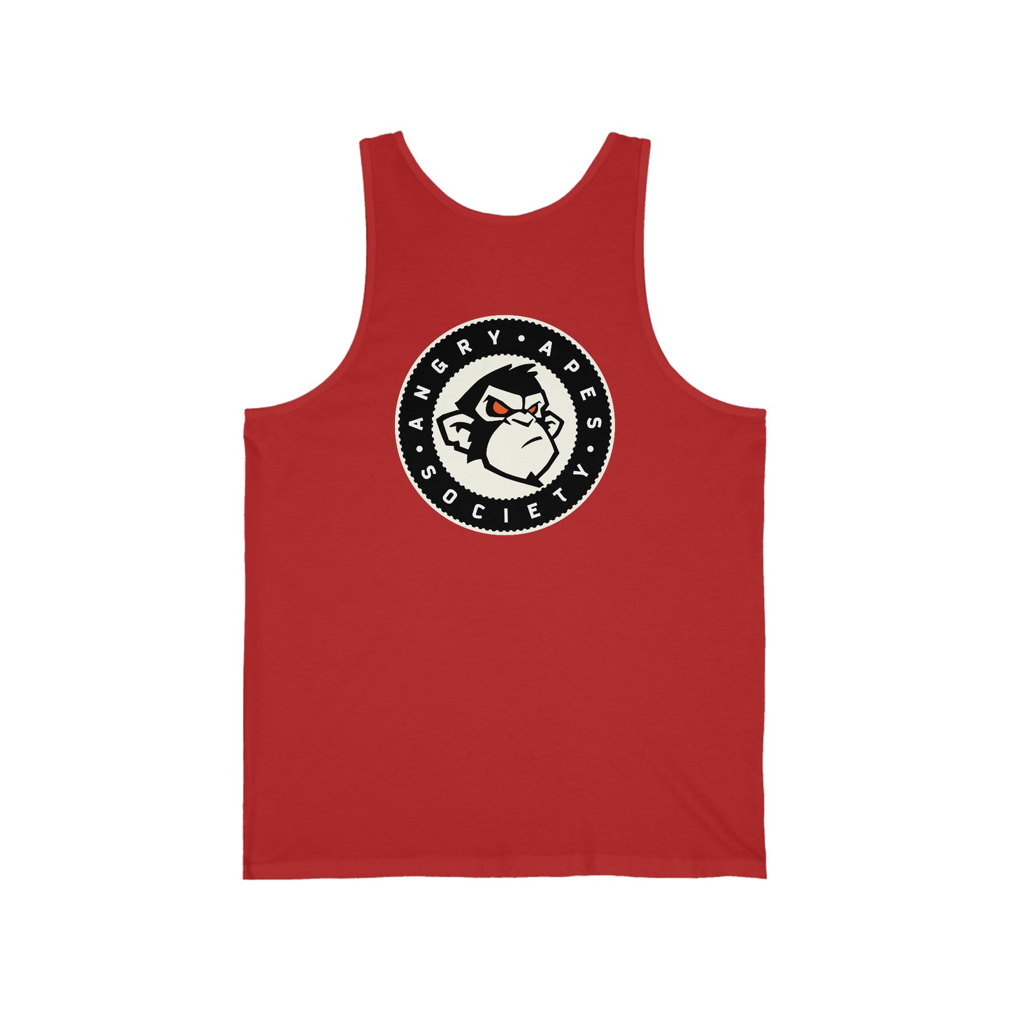 Angry Apes Society Logo BACK Unisex Tank