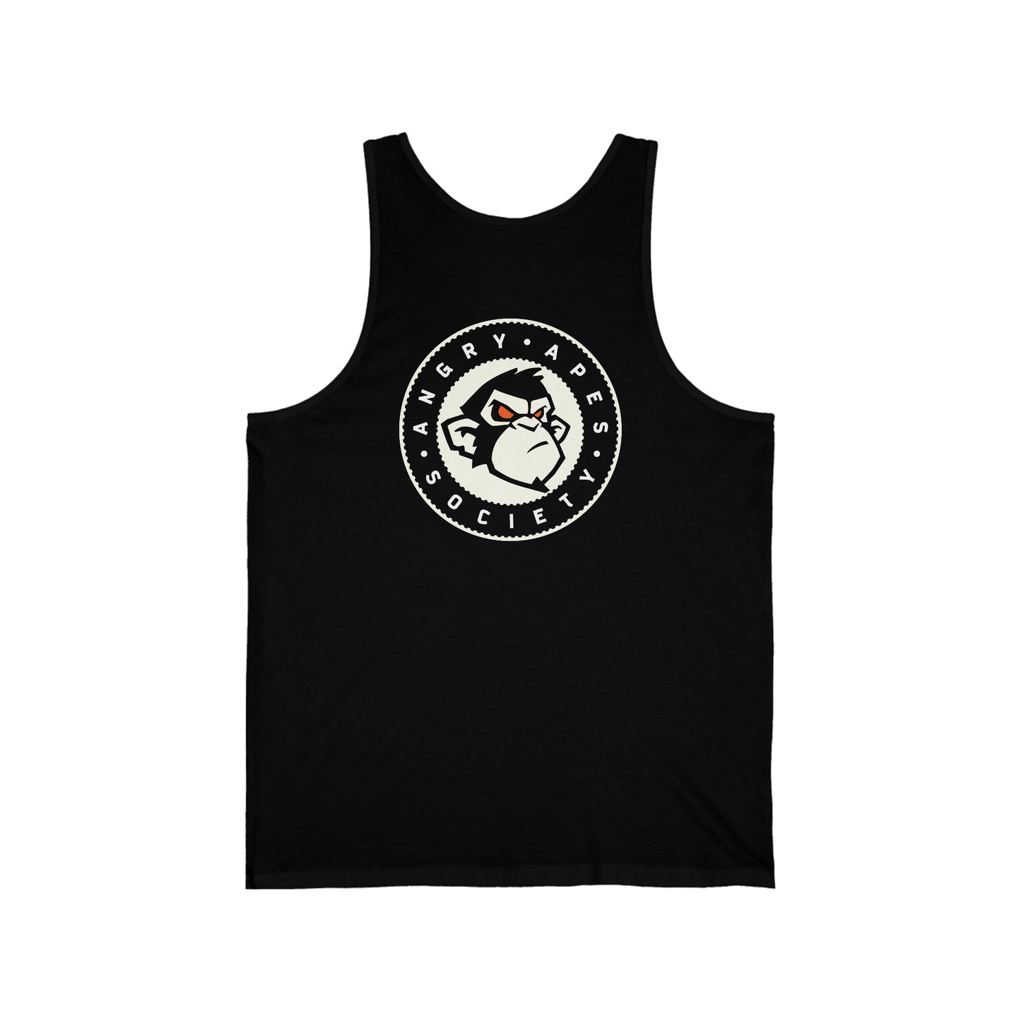 Angry Apes Society Logo BACK Unisex Tank