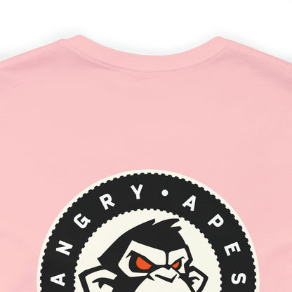 Angry Apes Society Logo BACK Unisex Short Sleeve Tee