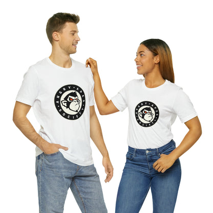 Angry Apes Society Logo FRONT Unisex Short Sleeve Tee