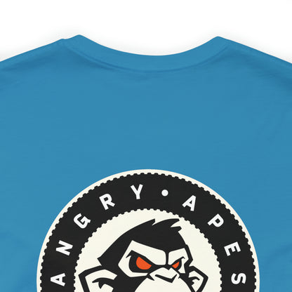 Angry Apes Society Logo BACK Unisex Short Sleeve Tee