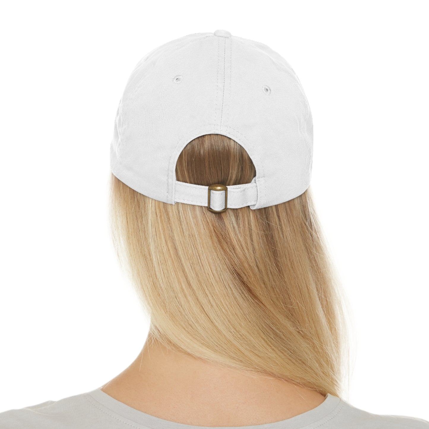 AAS Dad Hat with Leather Patch (Round)