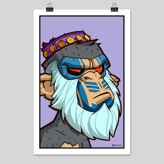 "Wizard Shaman Ape" Poster