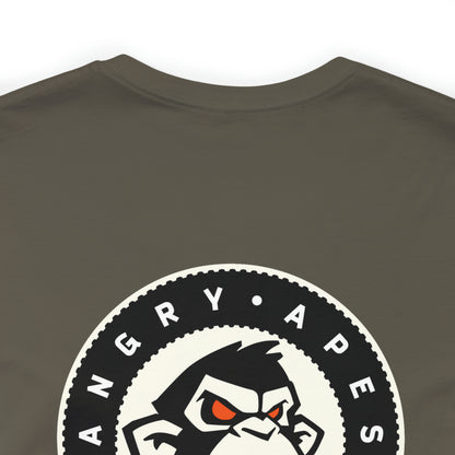 Angry Apes Society Logo BACK Unisex Short Sleeve Tee