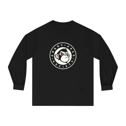 Angry Apes Society Logo FRONT Unisex Long Sleeve T-Shirt