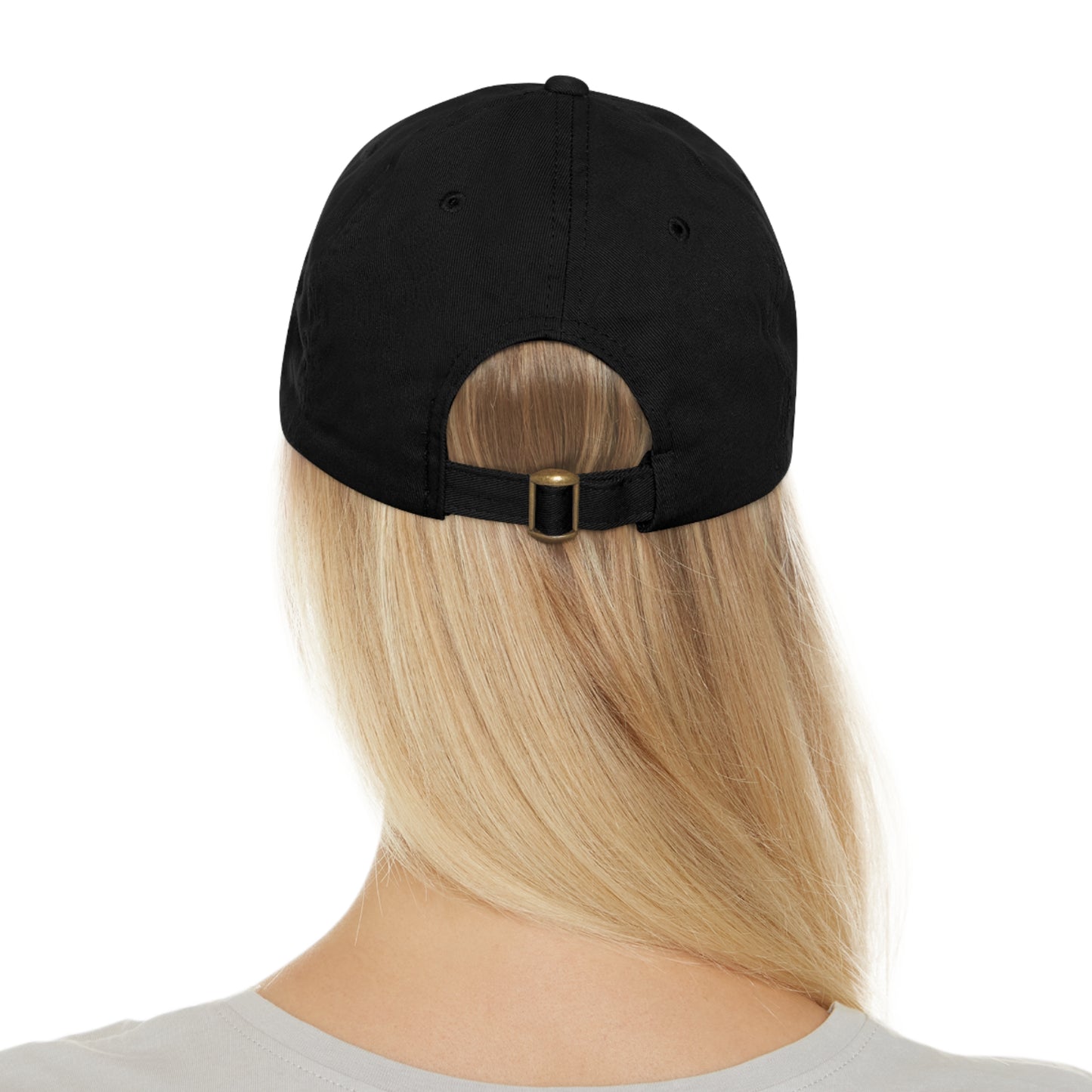 AAS Dad Hat with Leather Patch (Round)