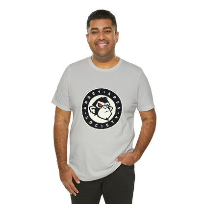 Angry Apes Society Logo FRONT Unisex Short Sleeve Tee