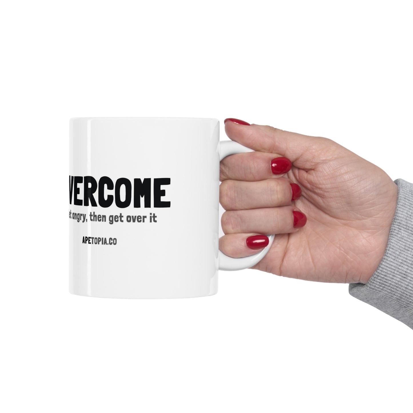 "Overcome" Ceramic Mug