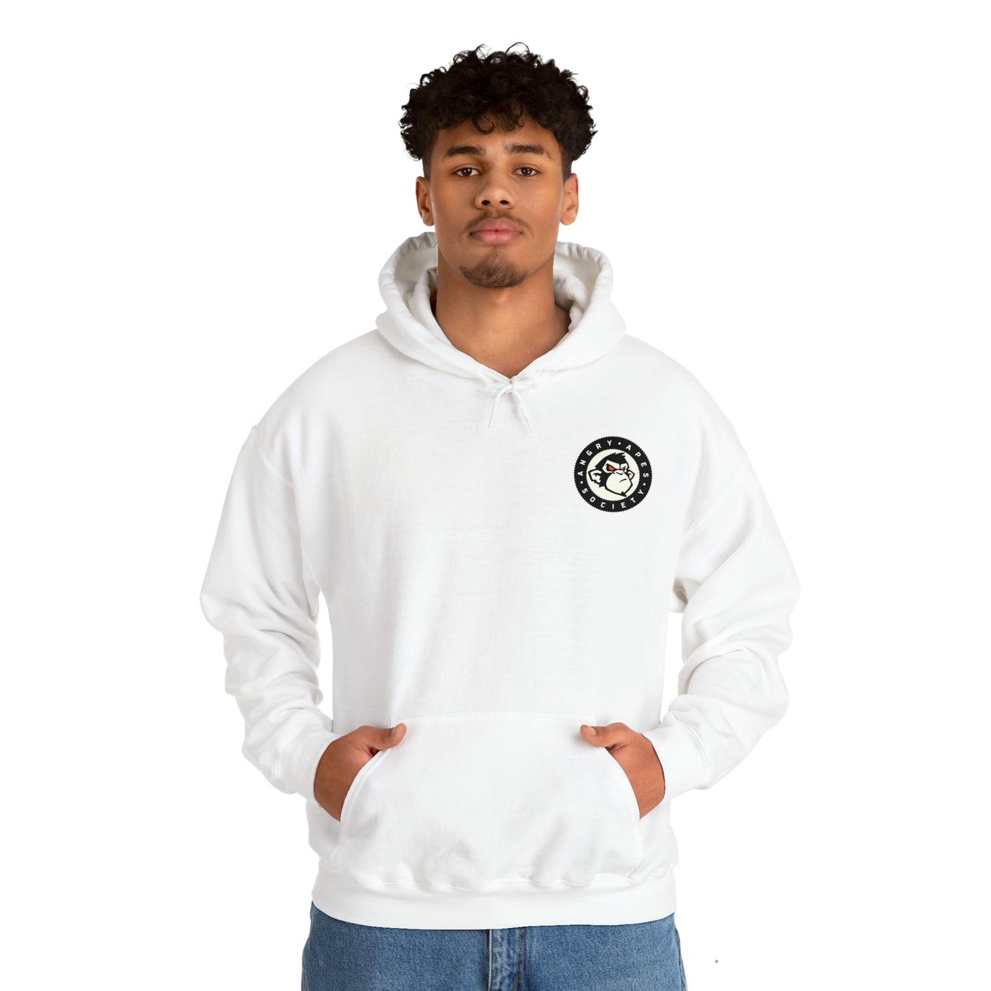 AAS Logo FRONT & BACK Unisex Heavy Blend™ Hooded Sweatshirt