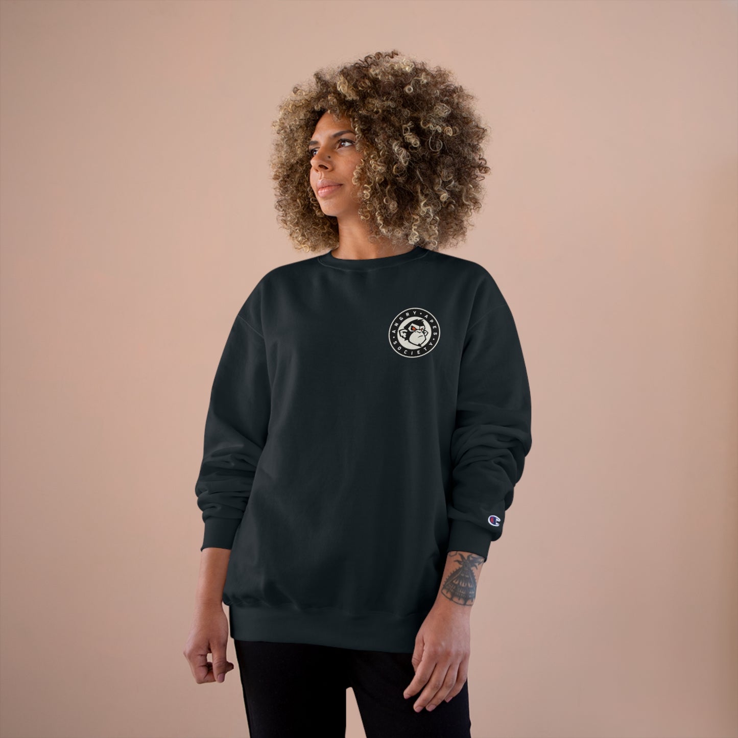 AAS x Champion Logo FRONT & BACK Unisex Sweatshirt