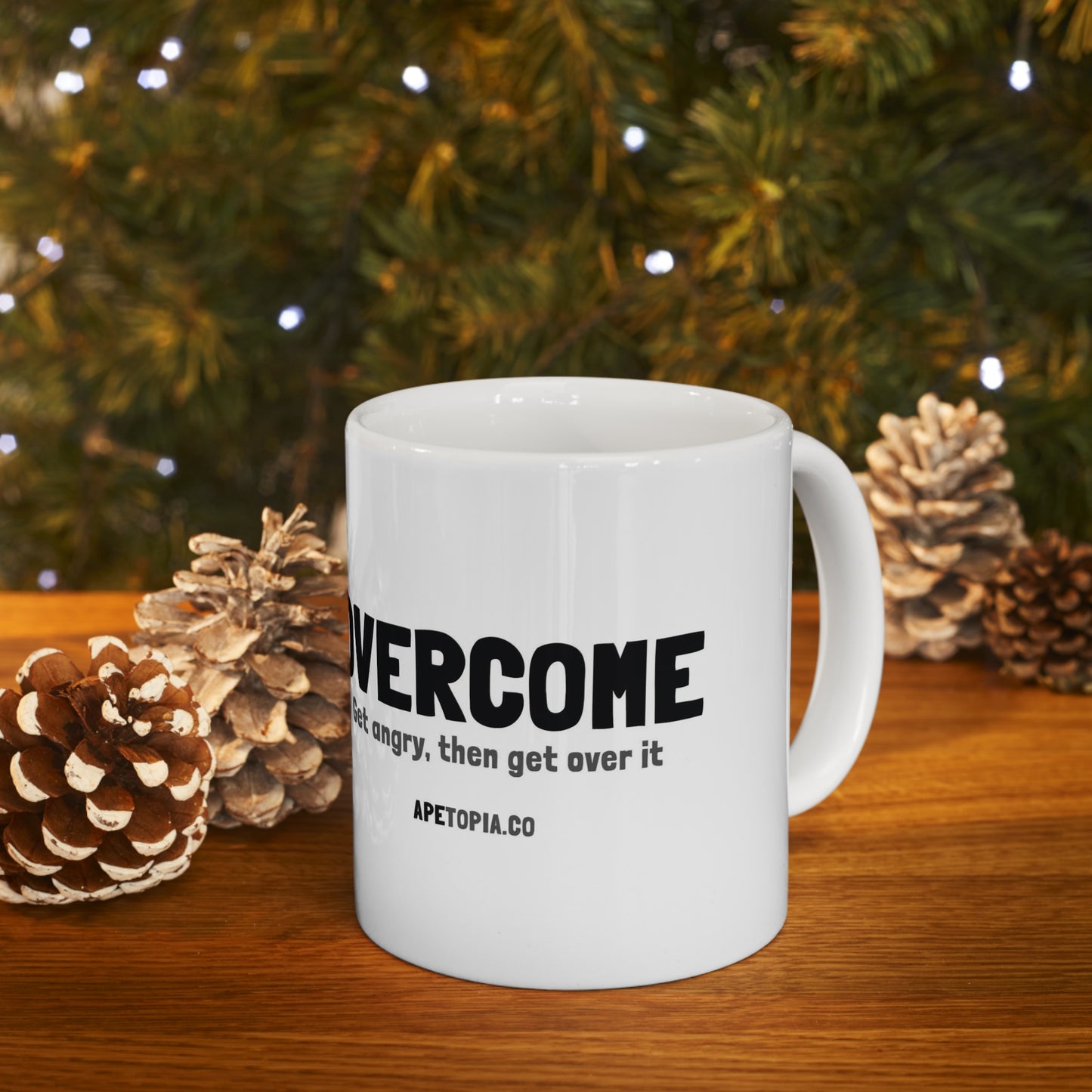 "Overcome" Ceramic Mug