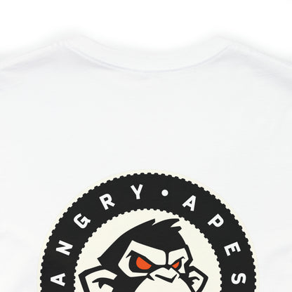 Angry Apes Society Logo BACK Unisex Short Sleeve Tee