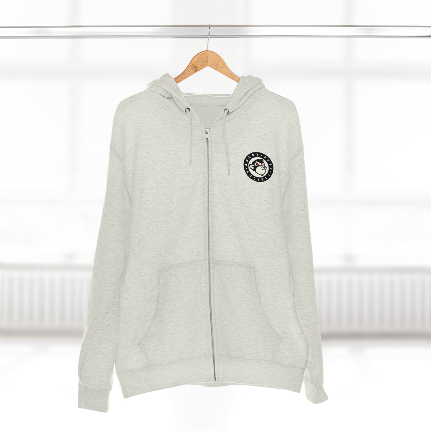 AAS Logo FRONT & BACK Unisex Full Zip Hoodie