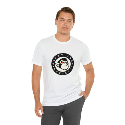 Angry Apes Society Logo FRONT Unisex Short Sleeve Tee