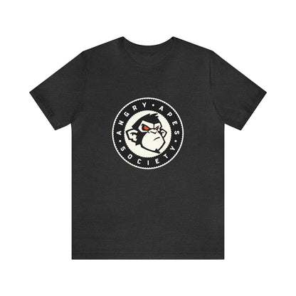 Angry Apes Society Logo FRONT Unisex Short Sleeve Tee