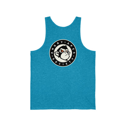 Angry Apes Society Logo BACK Unisex Tank