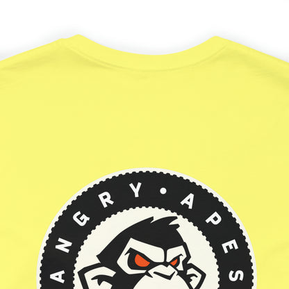 Angry Apes Society Logo BACK Unisex Short Sleeve Tee