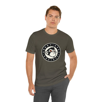 Angry Apes Society Logo FRONT Unisex Short Sleeve Tee