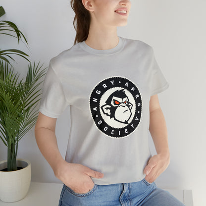 Angry Apes Society Logo FRONT Unisex Short Sleeve Tee