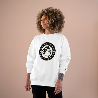 Angry Apes Society x Champion Logo FRONT Unisex Sweatshirt