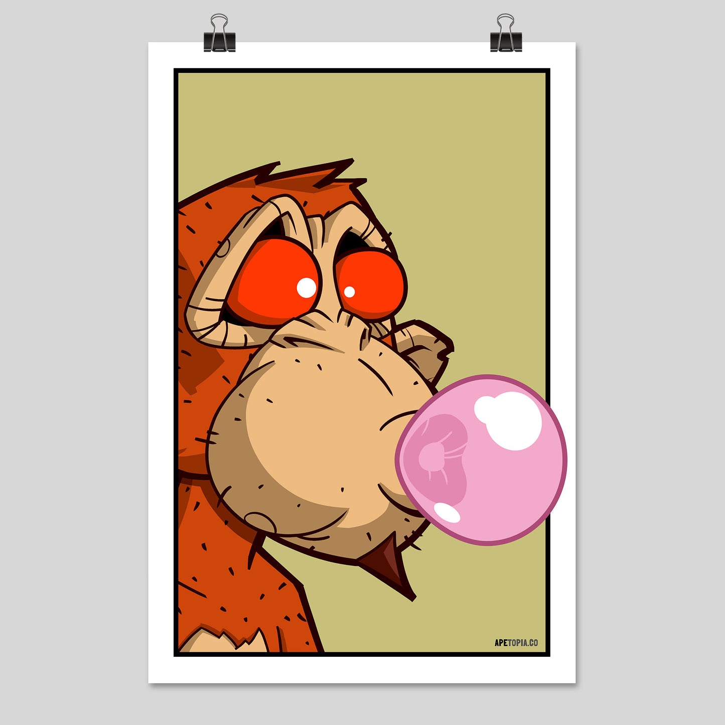 "Big Bubble Gum" Poster