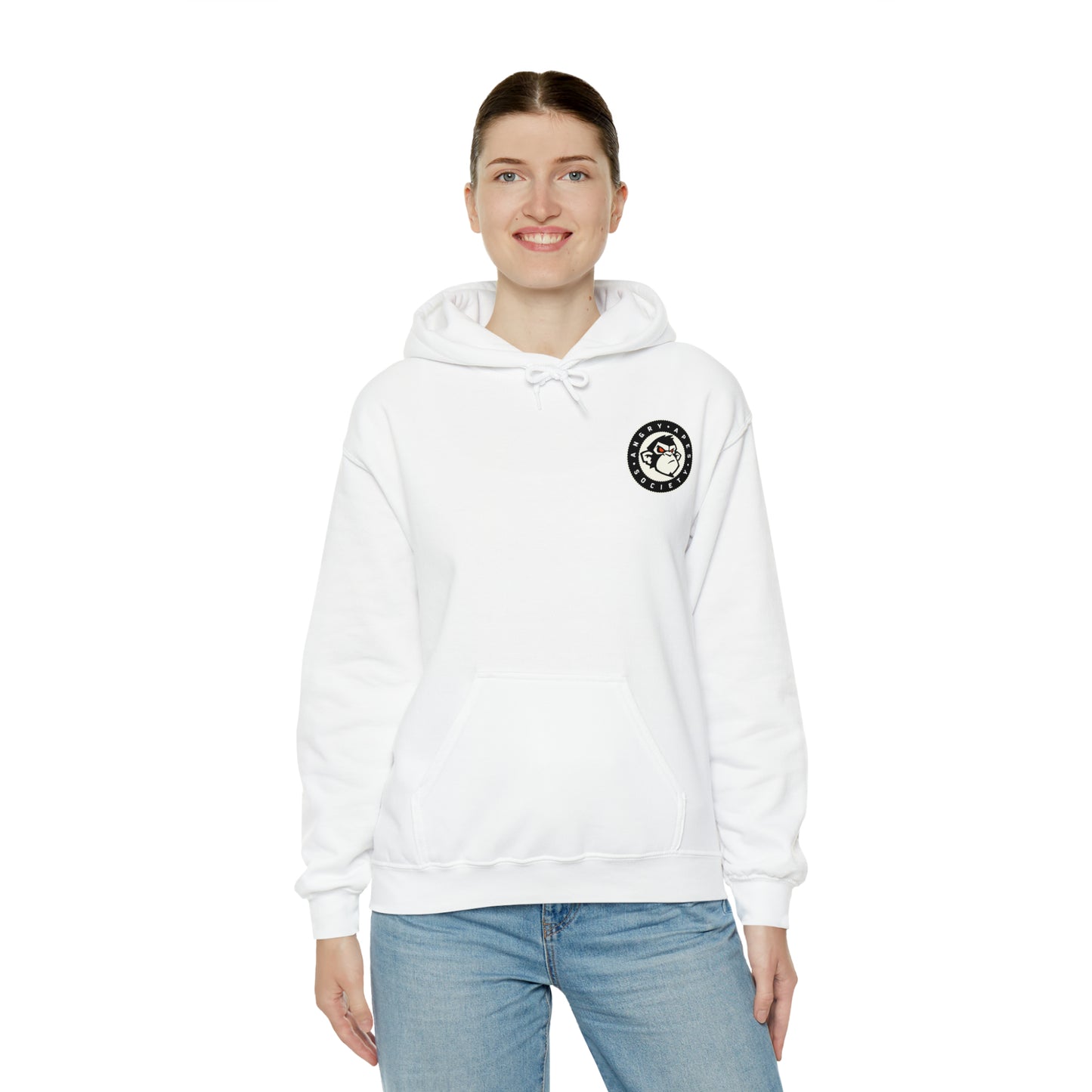 AAS Logo FRONT & BACK Unisex Heavy Blend™ Hooded Sweatshirt