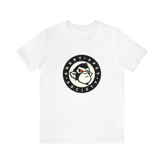 Angry Apes Society Logo FRONT Unisex Short Sleeve Tee