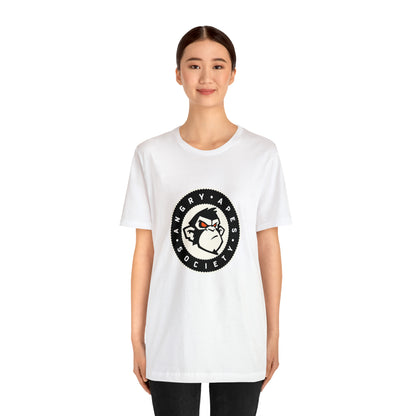 Angry Apes Society Logo FRONT Unisex Short Sleeve Tee