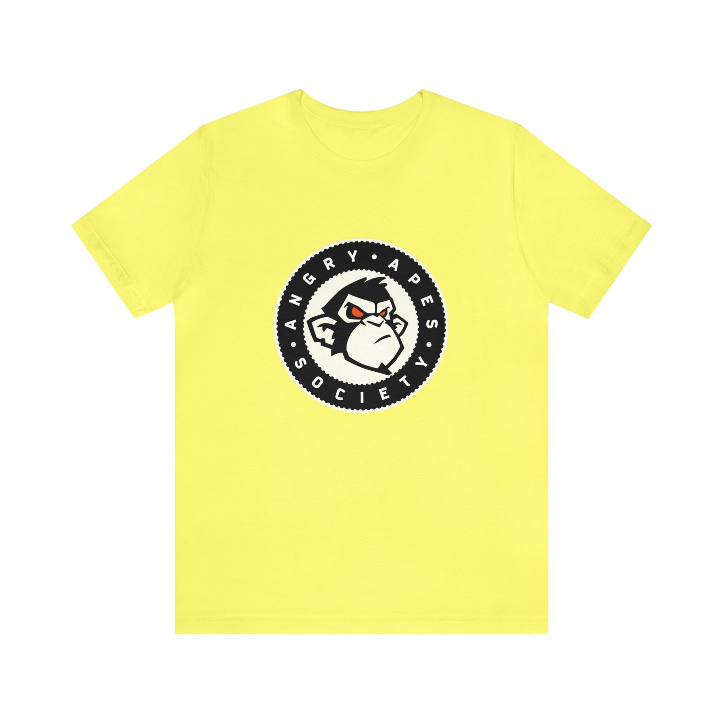 Angry Apes Society Logo FRONT Unisex Short Sleeve Tee